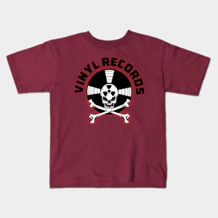 Vinyl Skull Kids T-Shirt